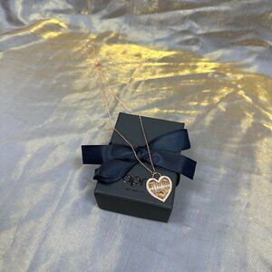APM Monaco Love Heart Necklace
